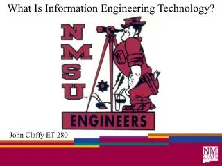 What Is Information Engineering Technology?