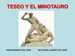teseo y el minotauro