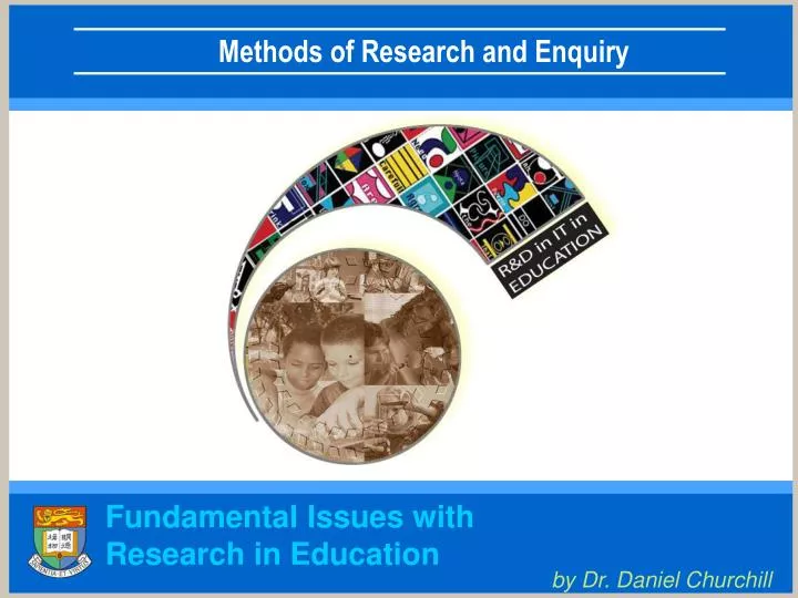 fundamental issues with research in education