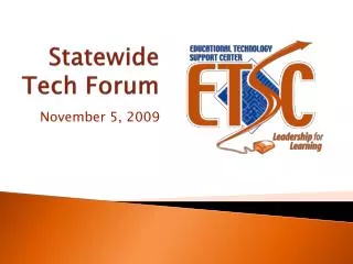 Statewide Tech Forum
