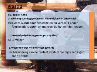 vraag 1