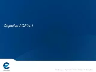 Objective AOP04.1