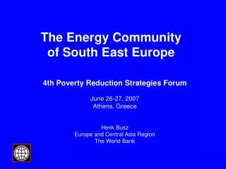 The Energy Community of South East Europe
