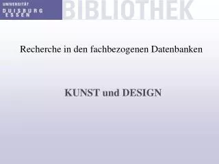 kunst und design