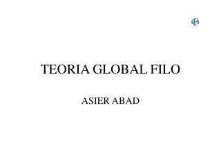 teoria global filo