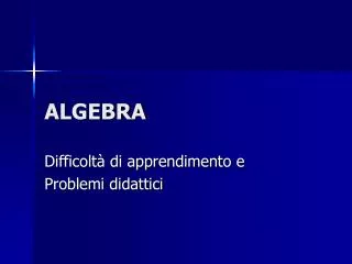 algebra