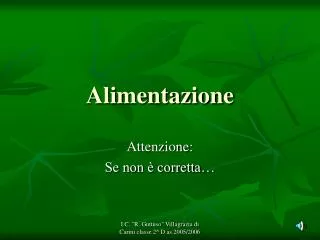 alimentazione