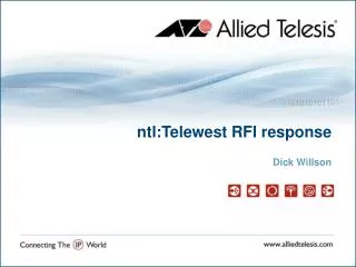 ntl:Telewest RFI response