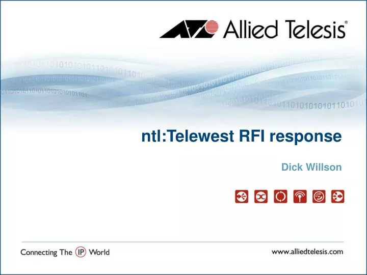 ntl telewest rfi response