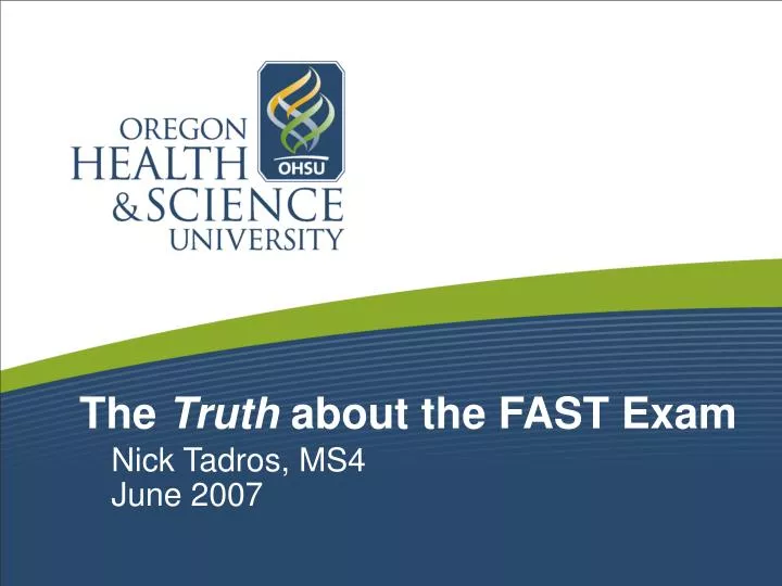 the truth about the fast exam