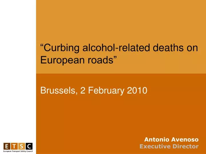 curbing alcohol related deaths on european roads