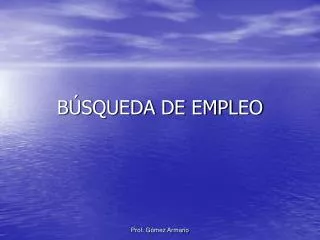 b squeda de empleo