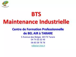 bts maintenance industrielle