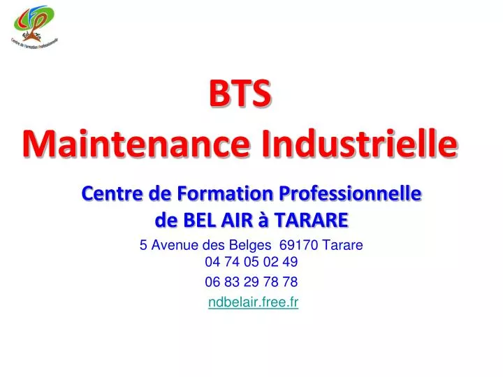 bts maintenance industrielle
