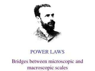 PARETO POWER LAWS Bridges between microscopic and macroscopic scales