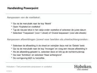 handleiding powerpoint