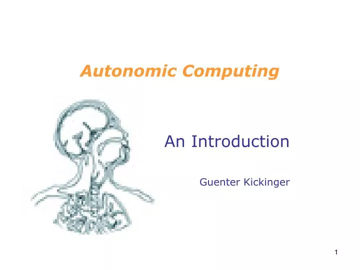 autonomic computing