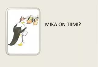 mik on tiimi