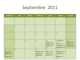 septiembre 2011