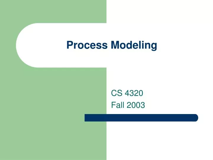 process modeling