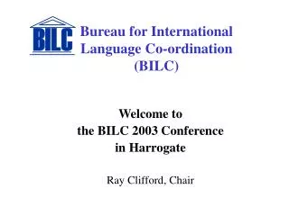 Bureau for International Language Co-ordination (BILC)
