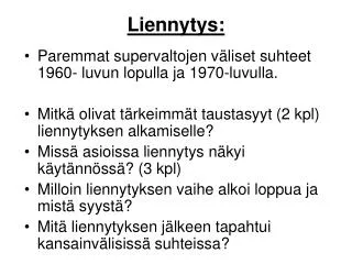 liennytys