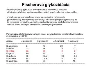 fischerova glykozid cia