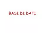BASI DI DATI - slide 1