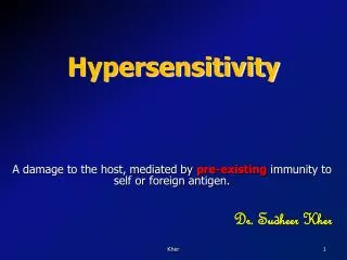 Hypersensitivity