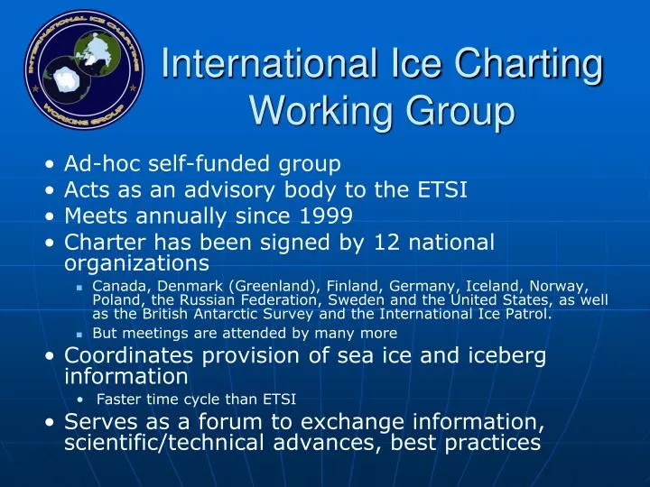 international ice charting working group