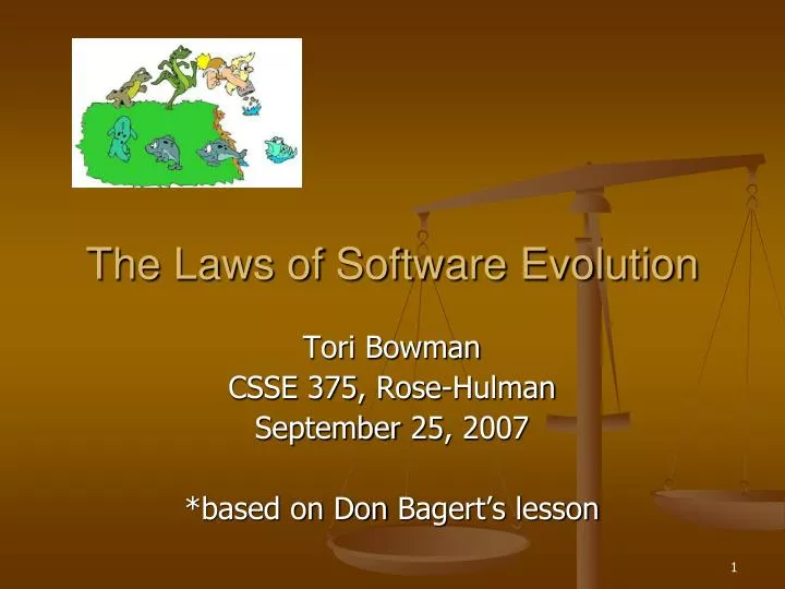 the laws of software evolution