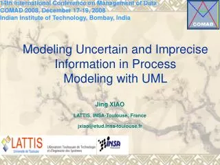 Modeling Uncertain and Imprecise Information in Process Modeling with UML