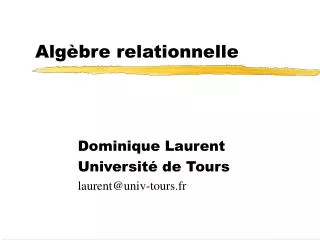 alg bre relationnelle