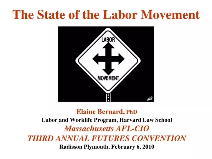 the state of the labor movement