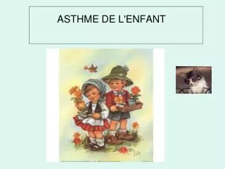 asthme de l enfant
