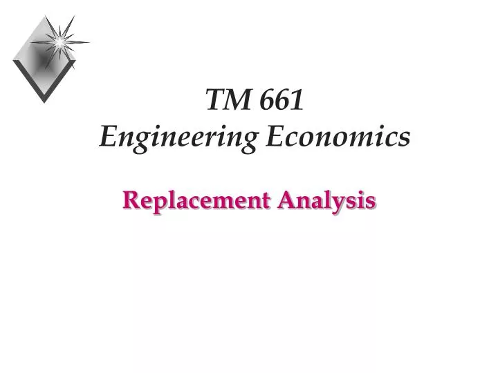 tm 661 engineering economics