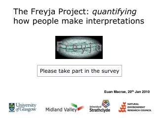 The Freyja Project: quantifying how people make interpretations