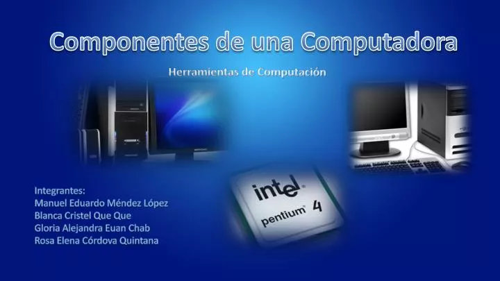 componentes de una computadora