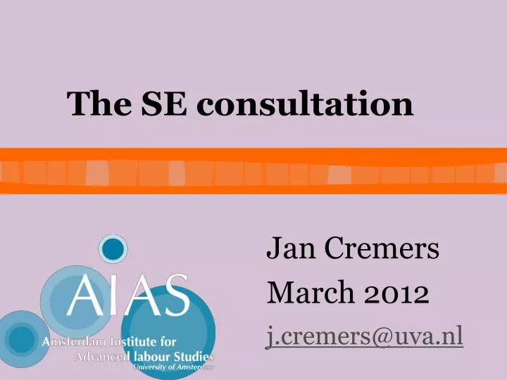 the se consultation