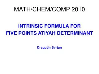 MATH/CHEM/COMP 2010