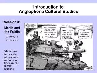 Introduction to Anglophone Cultural Studies