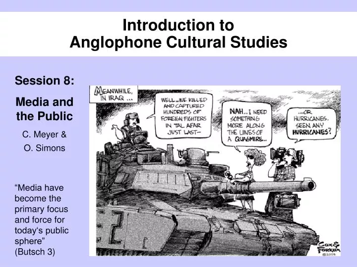 introduction to anglophone cultural studies