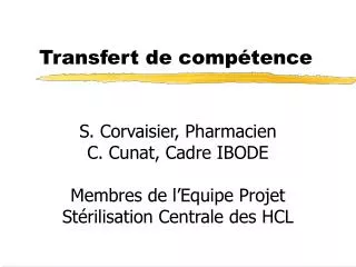 transfert de comp tence