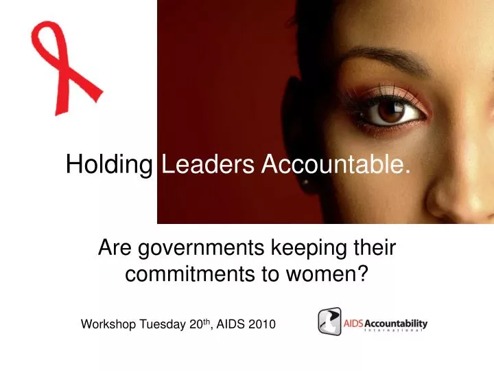 are governments keeping their commitments to women