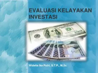 evaluasi kelayakan investasi