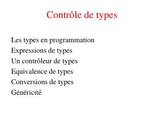 contr le de types
