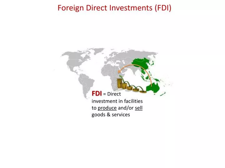 foreign direct investments fdi