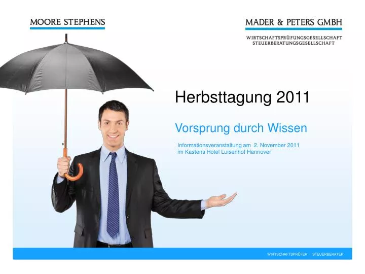 herbsttagung 2011