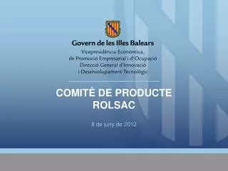 comit de producte rolsac