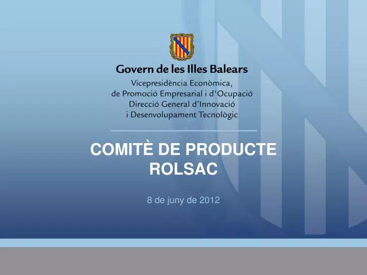 comit de producte rolsac